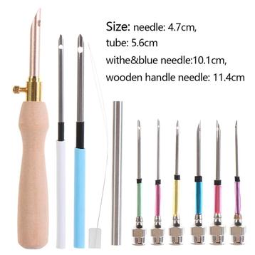 Punchnaalden Houten handvat set DIY 11 delig Punchen zie beschikbaar voor biedingen