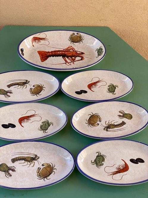 Excelsa - Sconosciuto - Eetservies voor 6 (7) - Piatti ovale, Antiek en Kunst, Antiek | Meubels | Tafels