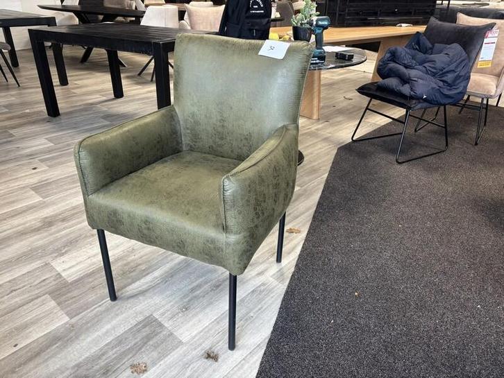 4x  Eetkamerstoel Amsterdam, groen, Huis en Inrichting, Stoelen