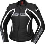 IXS RS-600 1.0 Dames Zwart Wit Leren Motorjas, Motoren, Kleding | Motorkleding, Nieuw met kaartje, Jas | textiel, Verzenden, IXS