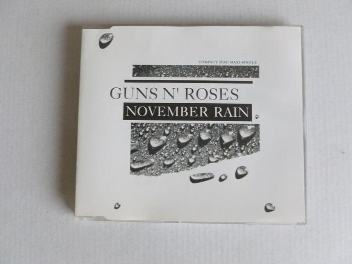 Guns N Roses - November Rain (CD single), Cd's en Dvd's, Cd Singles, Zo goed als nieuw, Verzenden