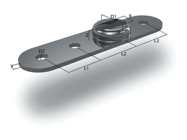 ANKERPLAAT RVS316 - OS, Watersport en Boten, Bootonderdelen, Nieuw, Zeilboot of Motorboot, Ophalen of Verzenden