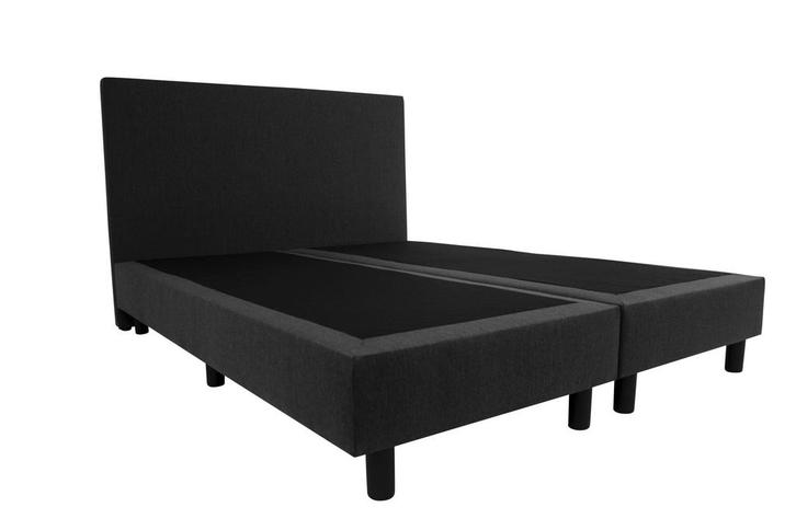 200x220 Budget Boxspring Antraciet zonder matras KINGSIZE, Huis en Inrichting, Slaapkamer | Boxsprings, Overige kleuren, Nieuw