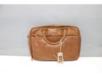 DSTRCT Fletcher Street Laptoptas - 17 inch - Cognac, Verzenden, Zo goed als nieuw