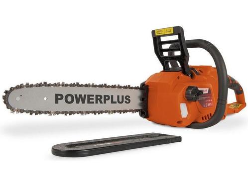 Powerplus Dual Power Accu-kettingzaag POWDPG7576 - Snoeizaag, Huis en Inrichting, Woonaccessoires | Overige, Zo goed als nieuw