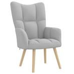Relaxstoel stof grijs | Retourdeal 53% Korting, Huis en Inrichting, Stoelen, Comfort, Nieuw, Ophalen of Verzenden, Grijs