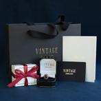 Gouden vintage ring met hematiet 14 krt, Sieraden, Tassen en Uiterlijk, Ringen, Ophalen of Verzenden, Nieuw