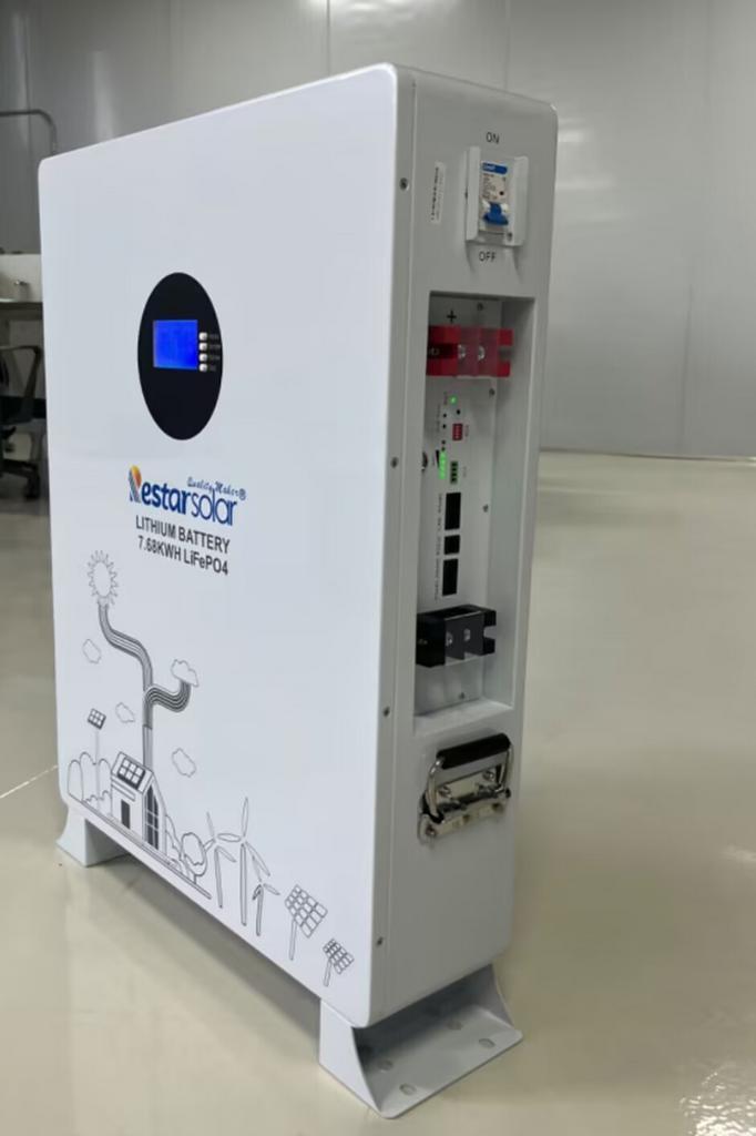 Compleet Restar thuisbatterij pakket 5.12 kWh, Doe-het-zelf en Verbouw, Zonnepanelen en Toebehoren, Nieuw, Ophalen of Verzenden