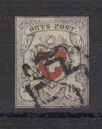 Zwitserland 1850 - 2,5 Rp. Orts-Post met Zürcher Rosette in, Gestempeld