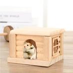Houten Hamsterhuis met Raam – Schuilplaats voor Knaagdieren, Verzenden, Nieuw