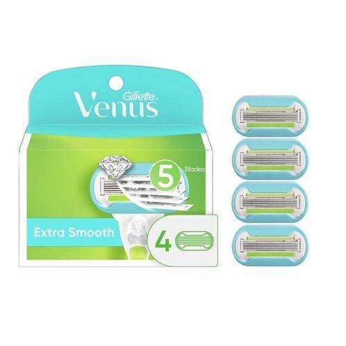Gillette Venus Extra Smooth - Scheermesjes (4st.), Sieraden, Tassen en Uiterlijk, Uiterlijk | Gezichtsverzorging, Ophalen of Verzenden