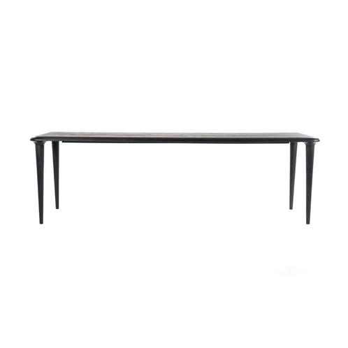 *WOONWINKEL* Eleonora Jiska Eettafel Mangohout Zwart 300 Cm, Huis en Inrichting, Tafels | Eettafels, Nieuw, Verzenden