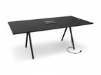Arper Meety tafel, 200x99 cm, Fenix blad, zwart-zwart, Ophalen of Verzenden, Nieuw in verpakking