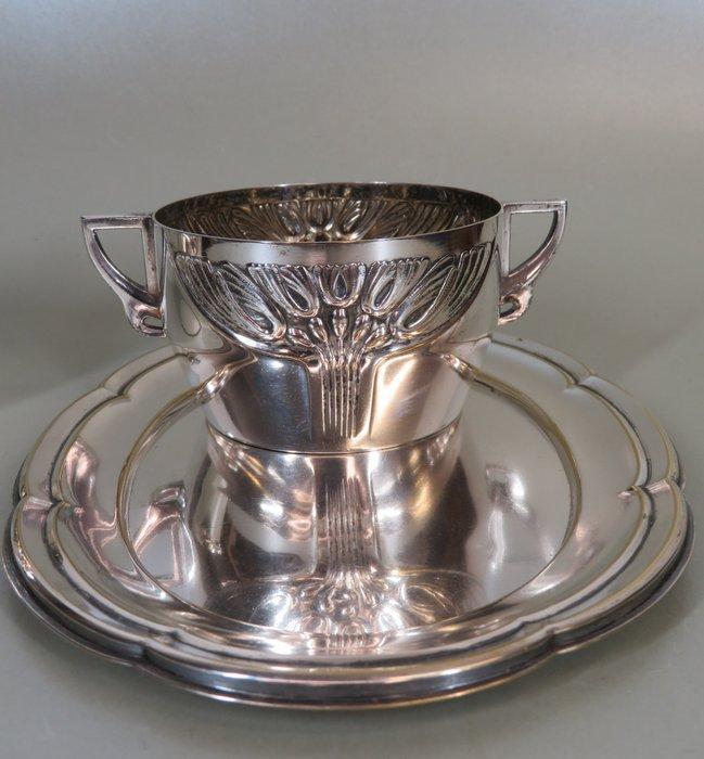 WMF Roomstel - Suiker en roomstel - Verzilverd, Antiek en Kunst, Kunst | Designobjecten