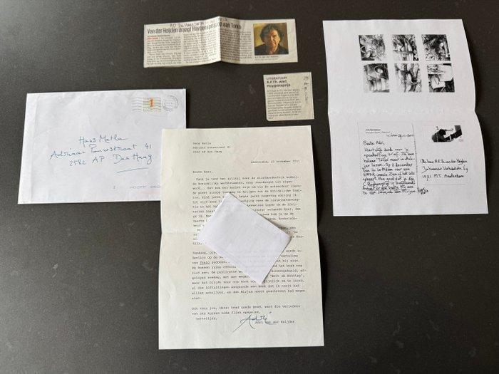 A.F.Th. van der Heijden - Getypte brief aan Hans Matla -, Antiek en Kunst, Antiek | Boeken en Bijbels
