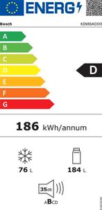 Bosch KIN86ADD0 - Serie 6 - Inbouw koel-vriescombinatie, Verzenden, Zo goed als nieuw