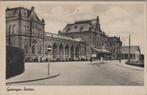 GRONINGEN - Station, Verzamelen, Ansichtkaarten | Nederland, Verzenden, Gelopen