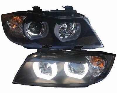 Angel Eyes DTM Style Xenon Koplampen BMW E90 E91 B0224, Auto-onderdelen, Verlichting
