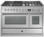 Steel fornuis Genesi 120 - Gas fornuis | GQ12SF 6M, Witgoed en Apparatuur, Fornuizen, Ophalen of Verzenden, Nieuw, Energieklasse A of zuiniger