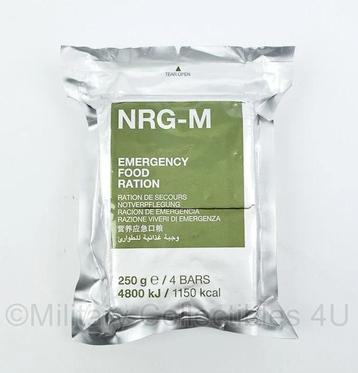 NRG M Emergency Food Ration 1150 kcal Best Before 08-2031 beschikbaar voor biedingen