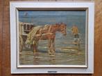 Louis Hartz (1869-1935) - De schelpenvisser, Antiek en Kunst