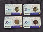 België. 2 Euro 2022 Erasmus NL + FR (4 coincards) (Zonder, Postzegels en Munten, Munten | Europa | Euromunten