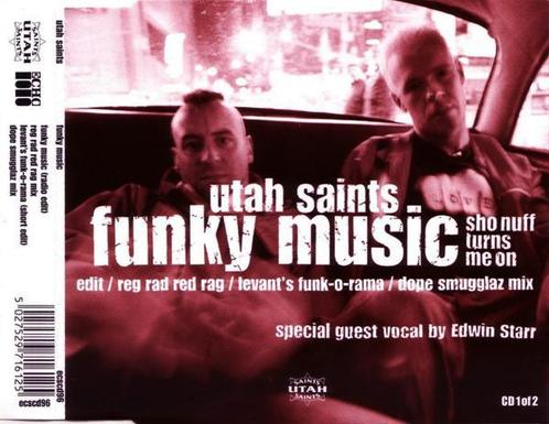 cd single - Utah Saints - Funky Music CD1, Cd's en Dvd's, Cd Singles, Zo goed als nieuw, Verzenden