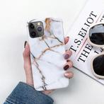 iPhone 6S Plus Hoesje Marmer Textuur - Shockproof Glossy, Verzenden, Nieuw