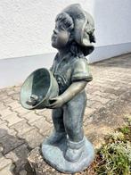 sculptuur, Bronze Figur / Gartenfigur 62cm - 62 cm -, Antiek en Kunst