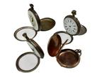 Zilveren zakhorloges (4) - - .800 zilver - 1930-1940, Antiek en Kunst