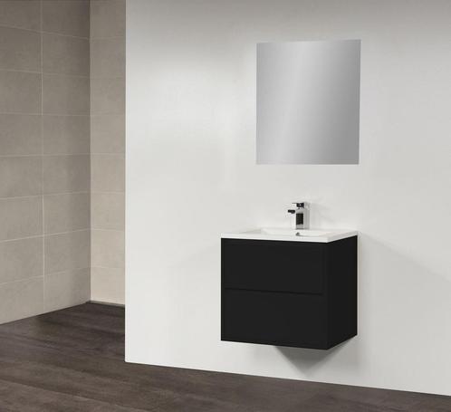 Badkamermeubel New Future (ondiep) 60 cm Zwart, Doe-het-zelf en Verbouw, Sanitair, Bad, Nieuw, Ophalen of Verzenden