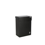 Pakketbrievenbus | eSafe | Shopperbox digital - Zwart, Tuin en Terras, Brievenbussen, Verzenden, Nieuw, Aluminium, Wandbrievenbus