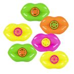 Uitdeelcadeautjes Lipfluitjes 4cm 6st, Hobby en Vrije tijd, Feestartikelen, Verzenden, Nieuw