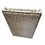 Vouwkrat klapkrat 600x400x400mm, extra stevig, 80l, grijs,, Ophalen of Verzenden, Gebruikt