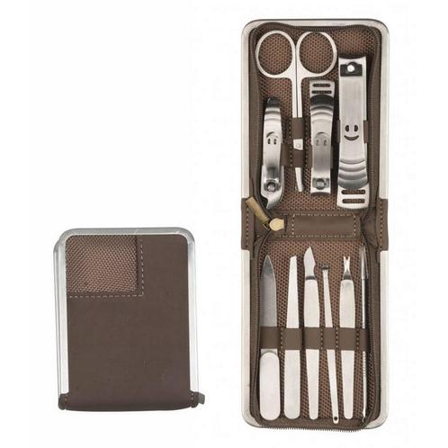 Lifetime 11-delige manicure set - RVS - Compact en duurza..., Diversen, Verpleegmiddelen, Nieuw, Ophalen of Verzenden