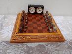 Schaakspel - hout en metaal