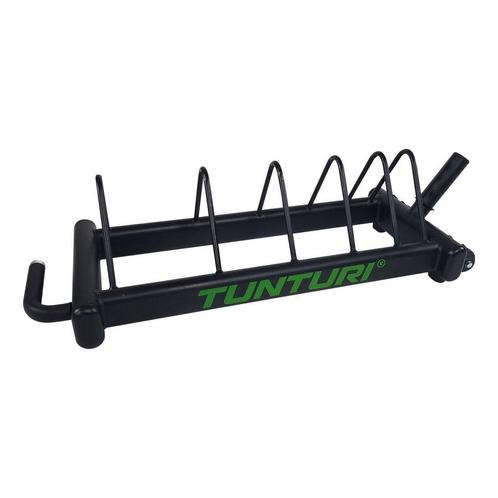 Tunturi bumperplate carry rack l staal l zwart, Sport en Fitness, Fitnessmaterialen, Nieuw, Verzenden