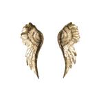 Set van 2 engelenvleugels - goud - kunsthars - wandornament, Huis en Inrichting, Woonaccessoires | Wanddecoraties, Ophalen of Verzenden