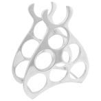 vidaXL Wijnrek Zilver 38 x 33 x 13 cm Aluminium, Huis en Inrichting, Woonaccessoires | Wijnrekken, Verzenden, Nieuw