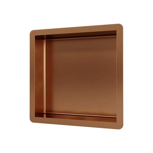 Inbouwnis Brauer Box Met Flens 30x30cm Roestvrijstaal Koper, Doe-het-zelf en Verbouw, Sanitair, Bad, Nieuw, Ophalen of Verzenden