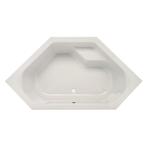 Hoekbad Sanindusa Rimini 145x145 cm Acryl Wit, Ophalen of Verzenden, Nieuw, Bad