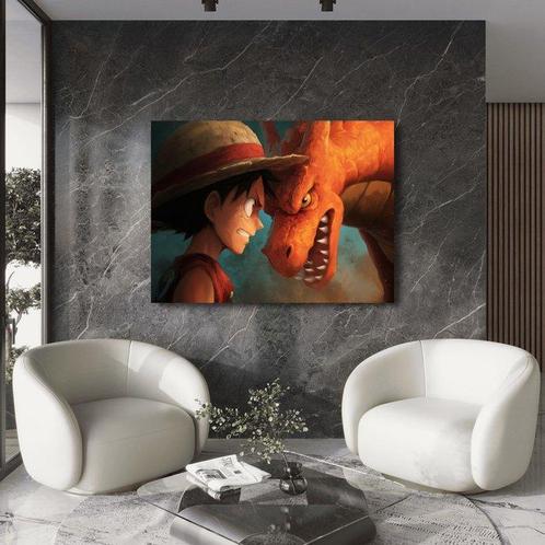 Canvas Fit - Alberto Ricardo - El Desafío del Fuego: Luffy, Spelcomputers en Games, Spelcomputers | Overige Accessoires