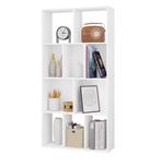 Witte Boekenkast 10 Vakken – Staande Opbergkast 60x120 cm, Huis en Inrichting, Kasten | Boekenkasten, Verzenden, Nieuw