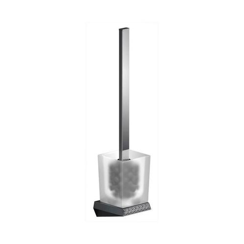 Toiletborstelhouder Sapho Soul Crystal Hangend Vierkant, Doe-het-zelf en Verbouw, Sanitair, Bad, Nieuw, Chroom, Ophalen of Verzenden
