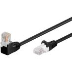 Cat5e 2 meter zwart UTP-kabel 1 x haaks, Computers en Software, Pc- en Netwerkkabels, Ophalen of Verzenden, Nieuw