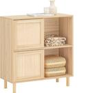 2dekans | SoBuy FSB87-N Dressoir - Houten Buffetkast met 2, Huis en Inrichting, Kasten | Dressoirs, Ophalen of Verzenden, Zo goed als nieuw