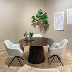 Salvator Walnut 130cm-20002, Huis en Inrichting, Tafels | Eettafels, Ophalen of Verzenden, Nieuw