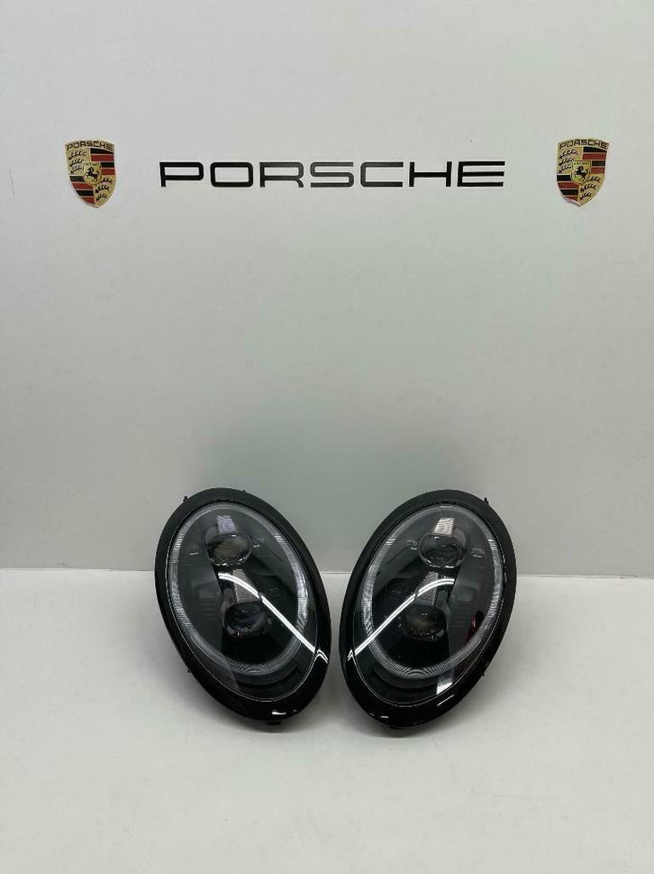 Porsche 991/2 ORIGINELE Led koplampen Black Edition Techart, Auto-onderdelen, Verlichting, Gebruikt, Porsche, Ophalen