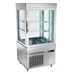 GGM Gastro | Panorama vitrinekast - 230 liter - 670mm - 2 |, Nieuw, 120 tot 140 cm, Verzenden