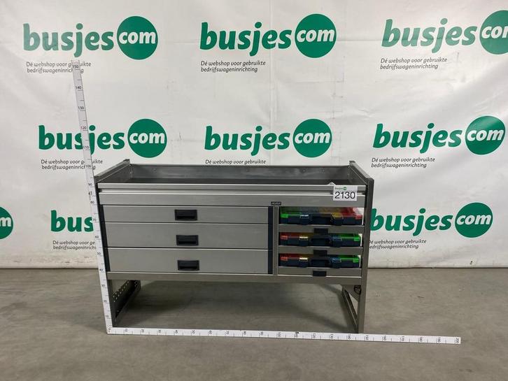 Aluca aluminium gebruikte bedrijfswagen inrichting (nr 2130), Auto diversen, Overige Auto diversen, Ophalen of Verzenden